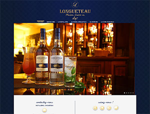 Rhum Longueteau un site réalisé par AGWANET, agence de création et de maintenance de site internet en Guadeloupe