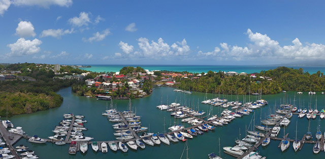 Marina Bas-du-Fort un site réalisé par AGWANET, agence de création et de maintenance de site internet en Guadeloupe