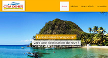 CTM DEHER transport bateau entre Les Saintes (Terre-de-Haut et Terr-de-Bas) et la Guadeloupe par Agwanet